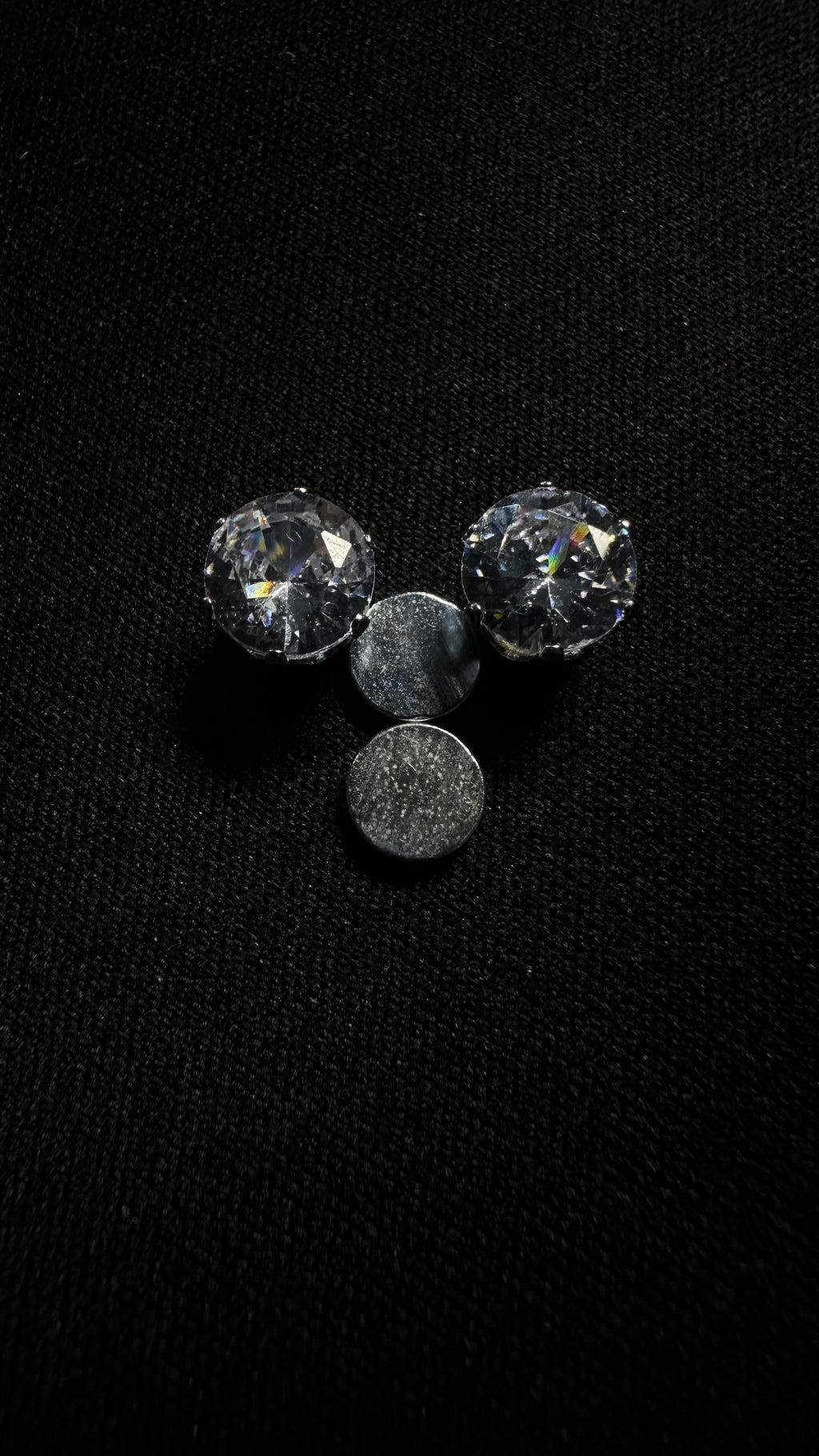 6mm DIAMOND Clip Earrings