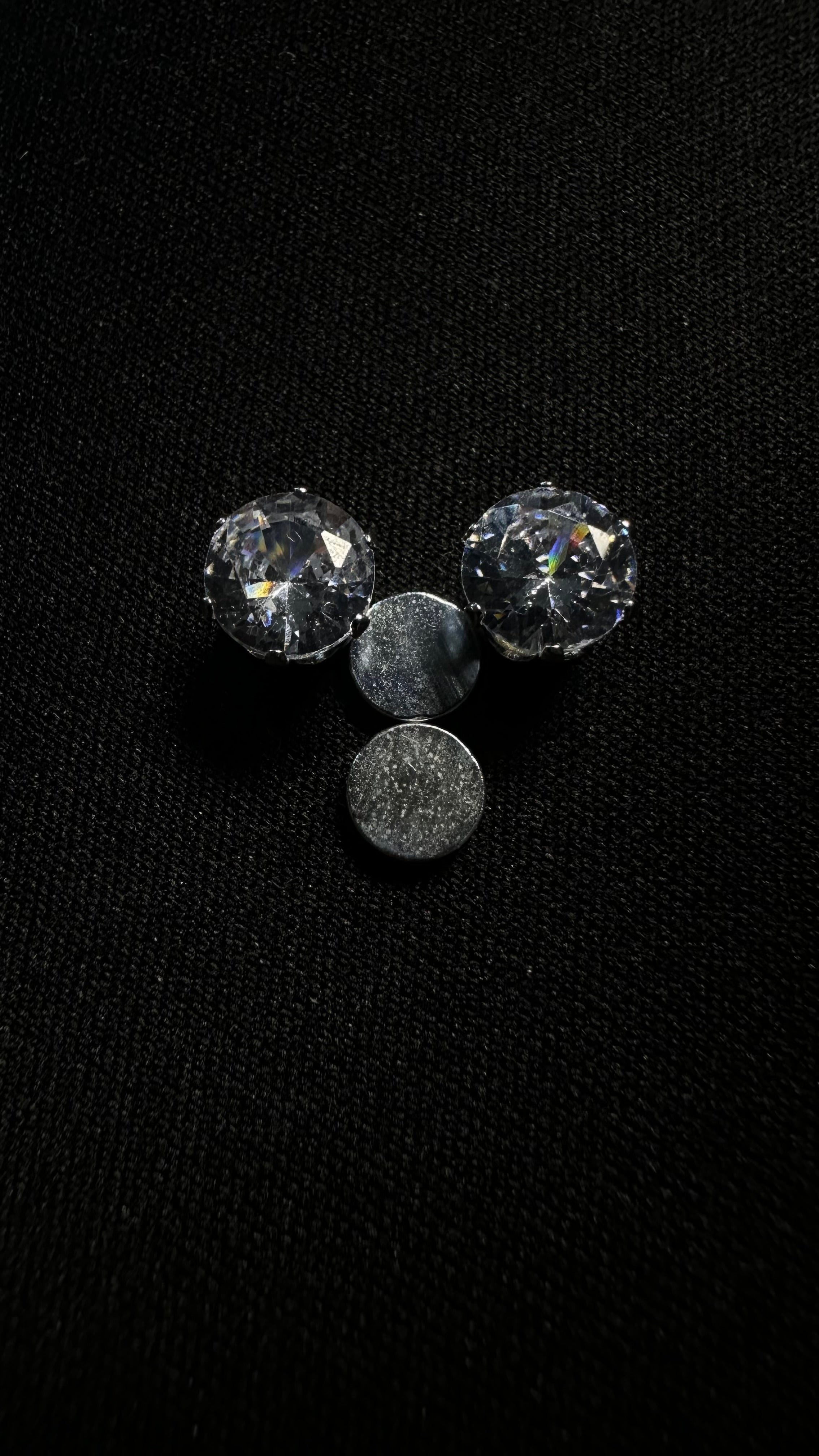 6mm DIAMOND Clip Earrings