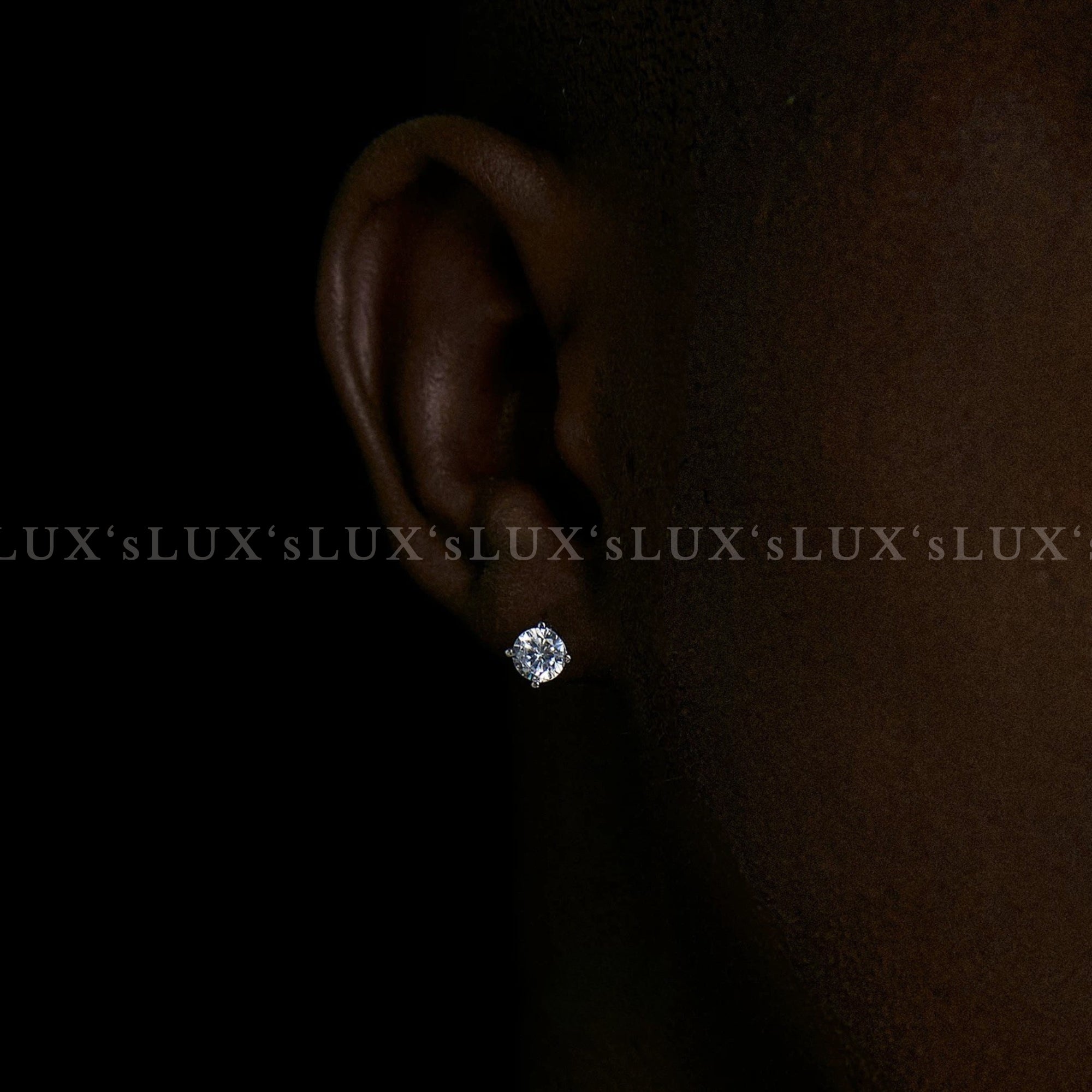 6mm DIAMOND Clip Earrings